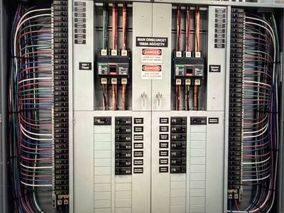 Panel / wiring free of overload & damage? — capture evidence